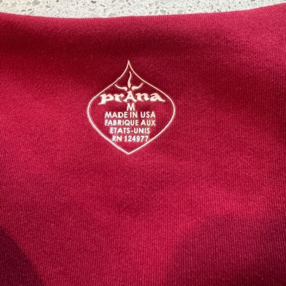 Prana Twist-Front Tank Top in Red, Size Medium - Picture 2 of 6